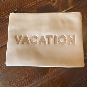 Madewell large leather pouch